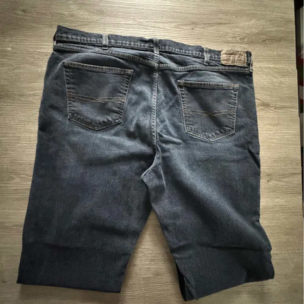 Signature by Levi Strauss&Co Athletic Fit Jeans 46/30 Dark Blue (no size tag) 2 - Picture 2 of 7